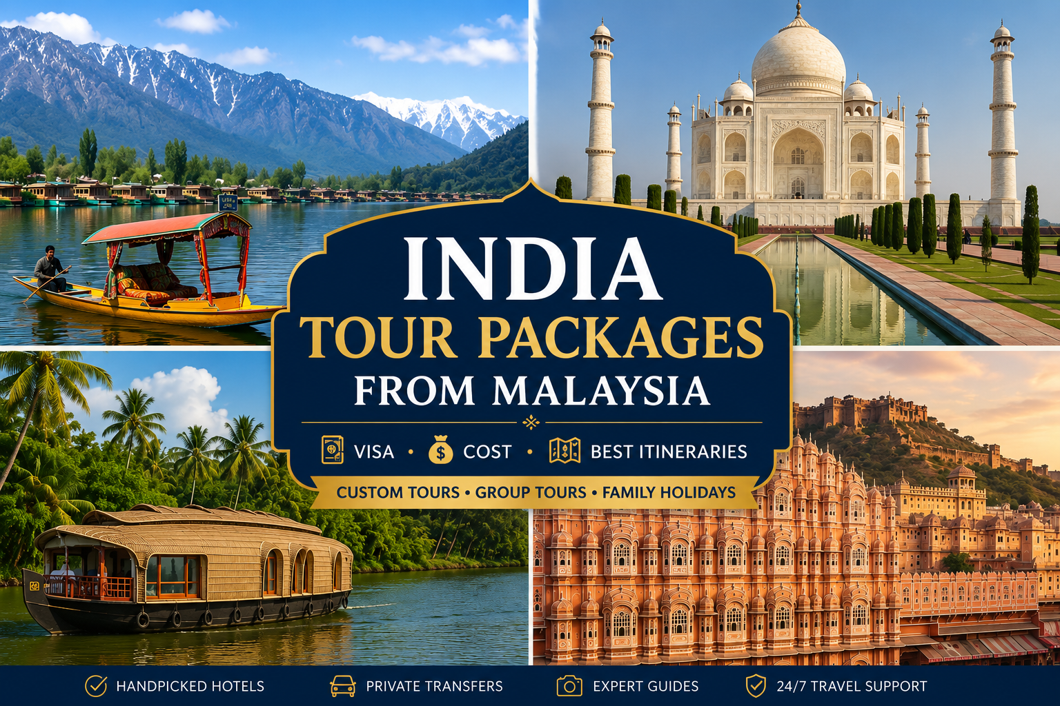 India Tour Packages from Malaysia: Visa, Cost, Best Destinations & Itineraries